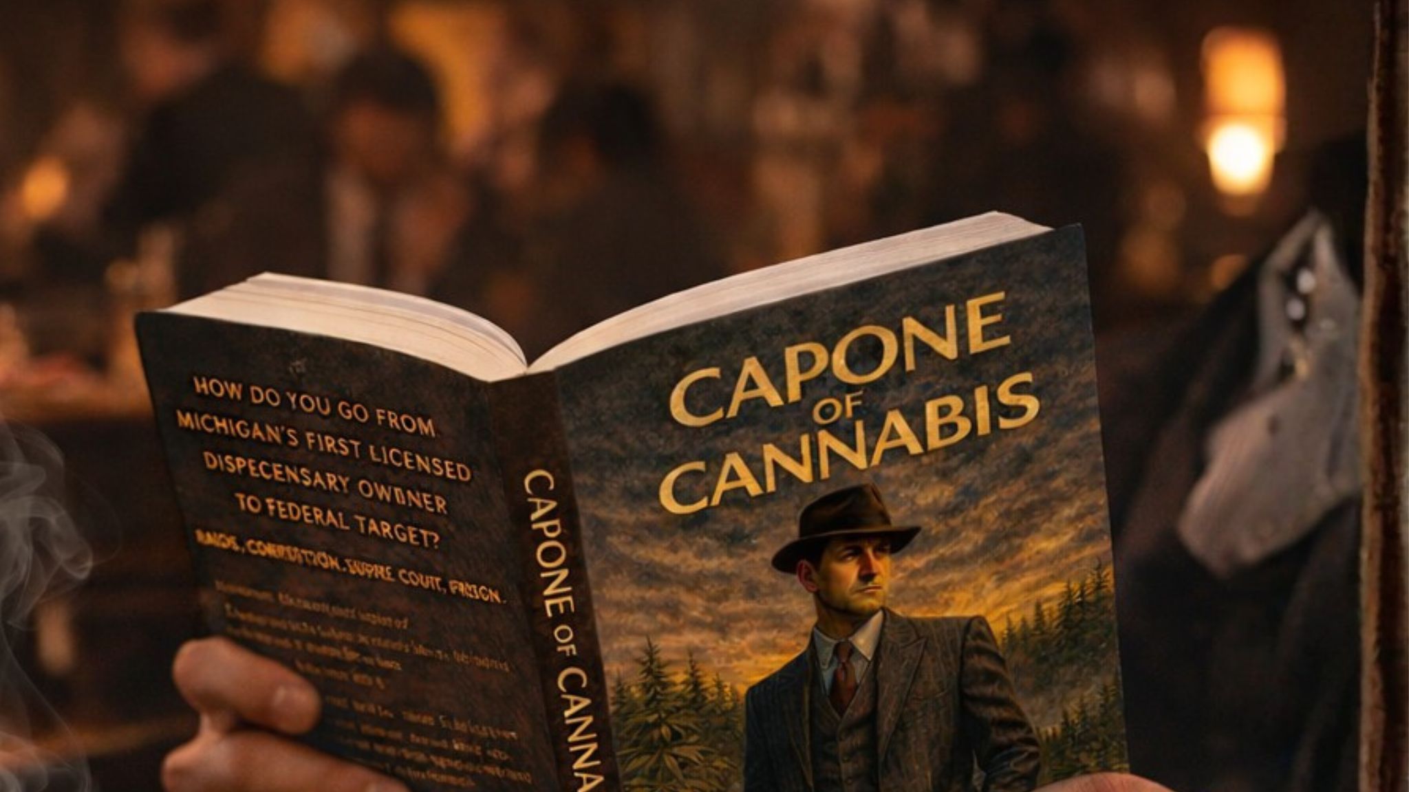 Capone Of Cannabis book scene